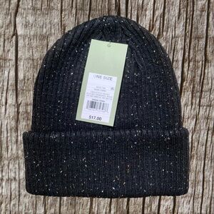 COPY - Goodfellow & Co Black Speckled Beanie NWT